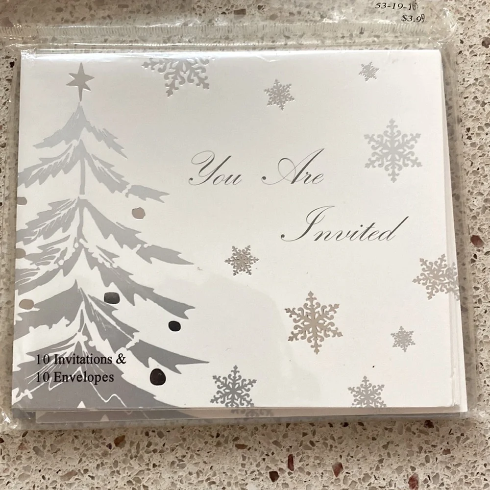 Christmas Party Invitations Bundle NWT